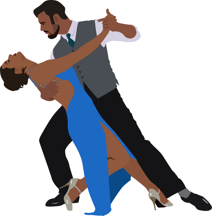 Dancing Couple Illustration